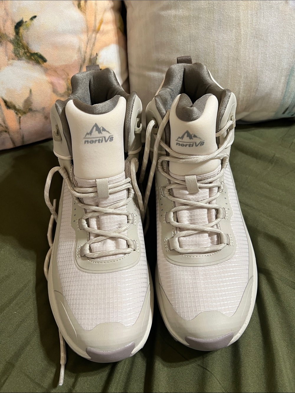 nortiv8 Women's Athletic Hiking Shoes in Light Gray
